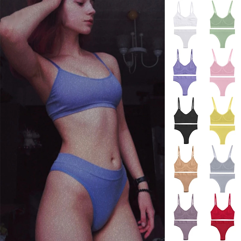 Cotton Bra Everyday - Kadın sutyen seti seksi iç çamaşırı