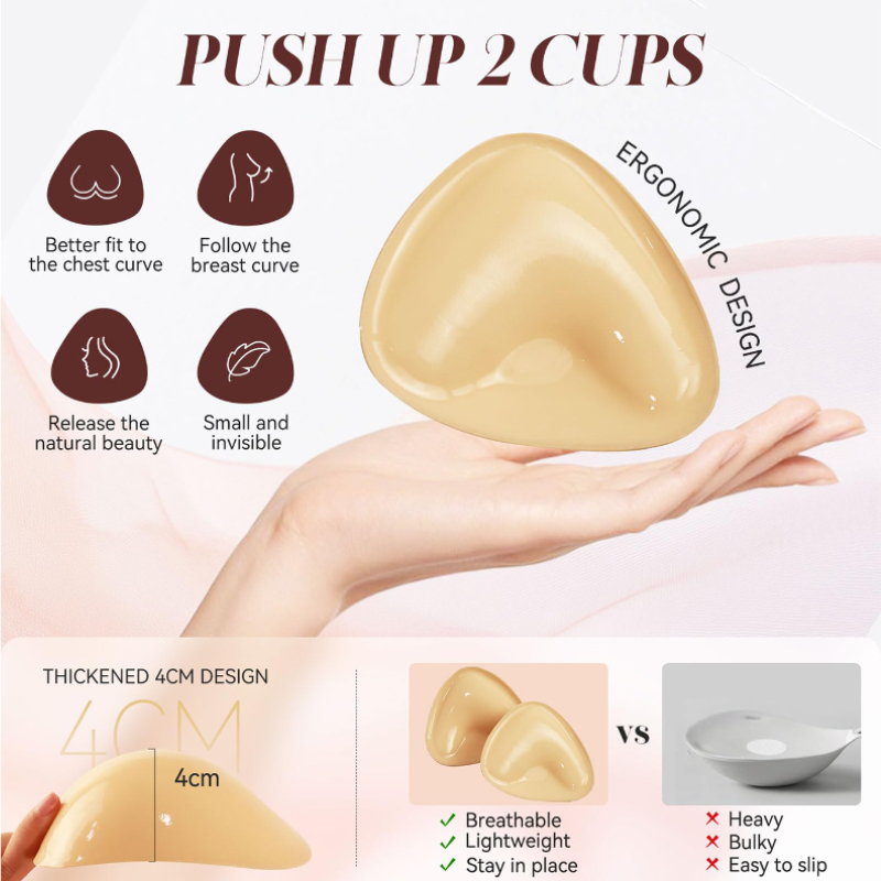 Kave 1/2 Çift Çift Taraflı Yap - Push Up Bra Silicone incelemesi ve fiyatı