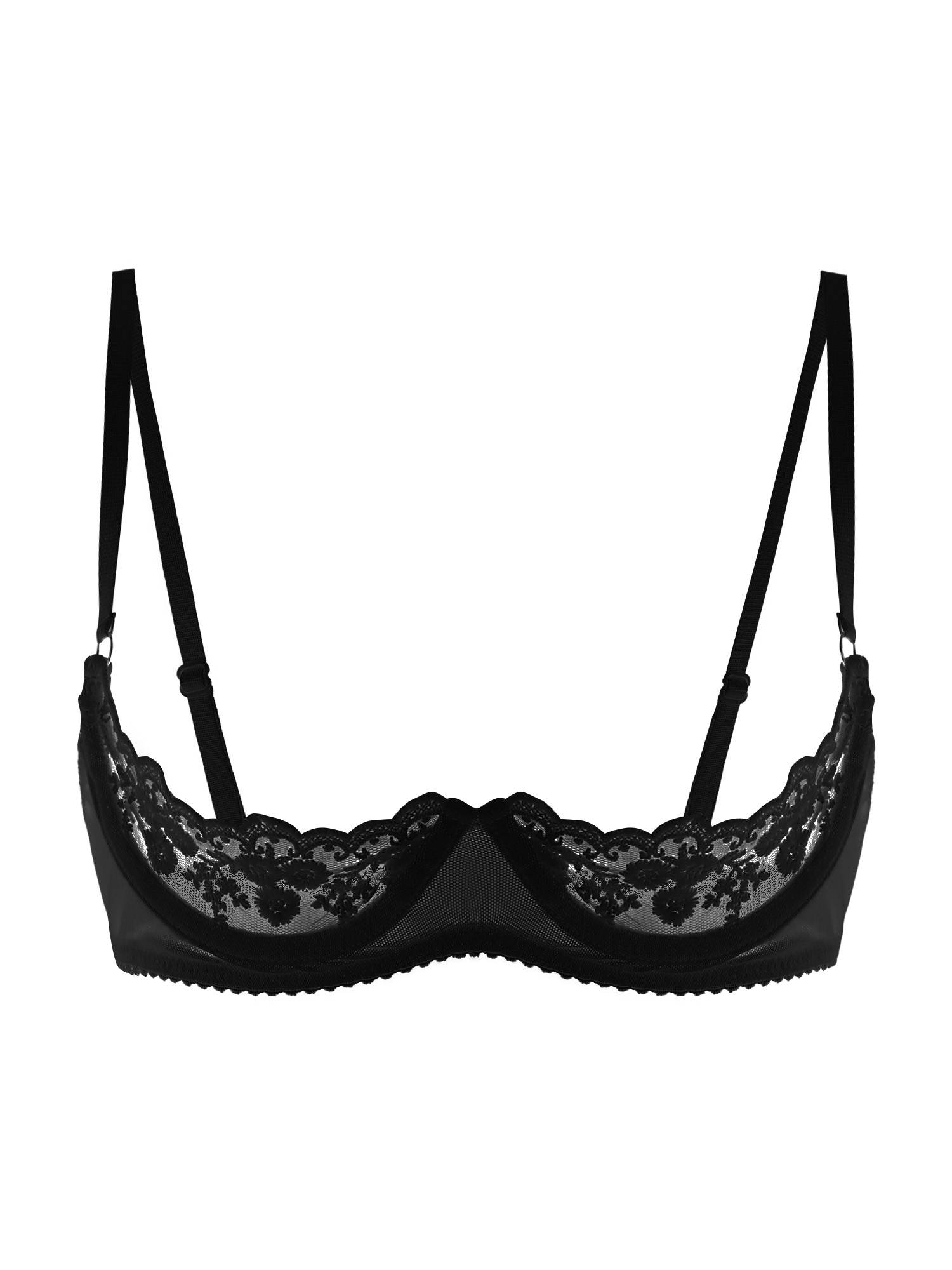 Kadınlar için Seksi Açık Kuplu - Sheer Bra Lace incelemesi ve fiyatı
