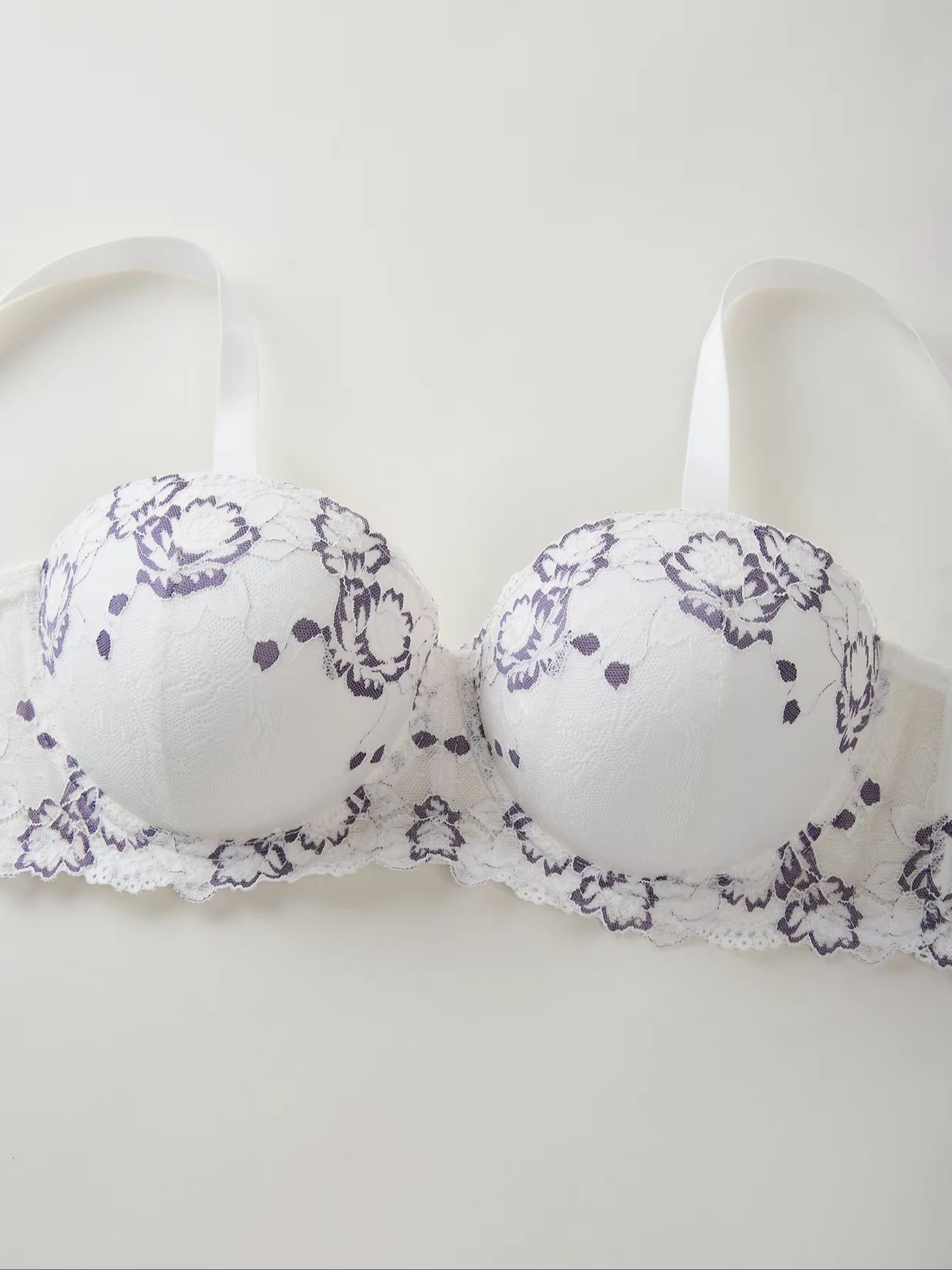 Büyük Beden Dantel ve İşlemeli - Plunge Bra Push Up incelemesi ve fiyatı